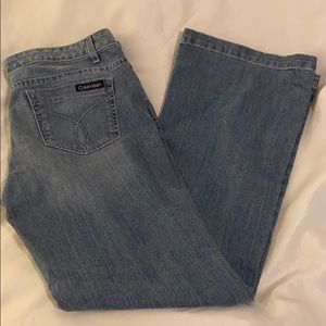 Calvin Klein skinny Flair Jeans size 14